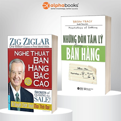 Combo Sách Marketing - Bán Hàng: Nghệ Thuật Bán Hàng Bậc Cao + Những Đòn Tâm Lý Trong Bán Hàng - (Sách Kinh Doanh / Tuyệt Kĩ Bán Hàng)