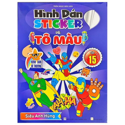 Sách - Hình Dán Sticker Và Tô Màu - Tập 15