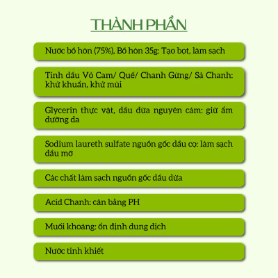 Nước rửa chén hữu cơ Bồ hòn Ecocare tinh dầu Chanh Gừng 2000ml 