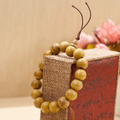 Vòng tay Chuỗi Hạt Gỗ Bách Hồ Lô Màu Vòng Đeo Tay 15 Hạt