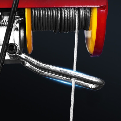 Bộ Tời Điện Kèm Rùa ABG PA200 (100/200kg) 20 Mét - Giúp Máy Tời Treo Nâng Hạ Vật Nặng Trong Nhà Xưởng Công Nghiệp Và Đời Sống Dễ Dàng, Nâng Kéo Linh Hoạt, Hiệu Quả Cao - Hàng Chính Hãng (Giao Màu Ngẫu Nhiên) 