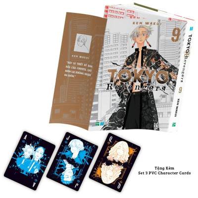 Tokyo Revengers - Tập 9 - Bản Đặc Biệt - Tặng Kèm Set 3 PVC Character Cards