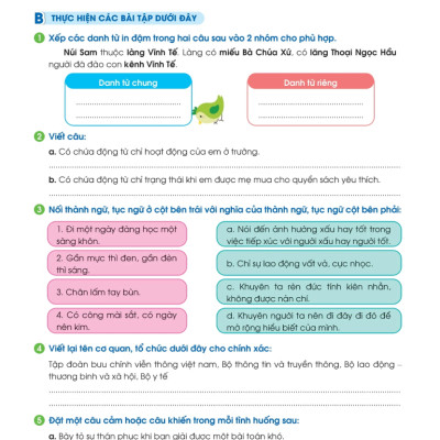 Phiếu Bài Tập Cuối Tuần Tiếng Việt 4 (35 Tuần Học) -MEGA