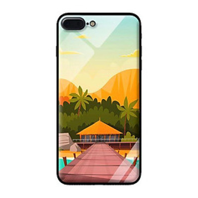 Ốp kính cường lực cho iPhone 7 Plus Quê Nhà - Hàng chính hãng