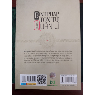 Sách- Binh Pháp Tôn Tử Trong Quản Lý (ML)