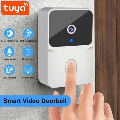 Chuông Cửa Camera WiFi Thông Minh Báo Video, Hình Ảnh Qua App - Bản Cao Cấp Mẫu Mới, ĐÈN TRANG TRÍ , ĐỒNG HỒ TREO TƯỜNG