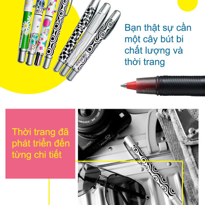 Vỉ bút bi ký STABILO beCrazy hình graffiti + Tặng kèm hộp (BCC-GFT)