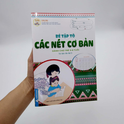 Tủ Sách Mầm Non - Bé Tập Tô - Các Nét Cơ Bản (Dành Cho Trẻ 5-6 Tuổi)