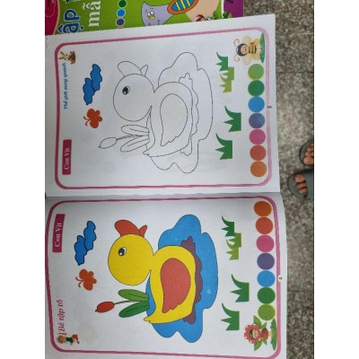 Sách - Bé Tập Làm Họa Sĩ - 2 Bé Tô Màu Động Vật Bé Nuôi - Hồng Ân