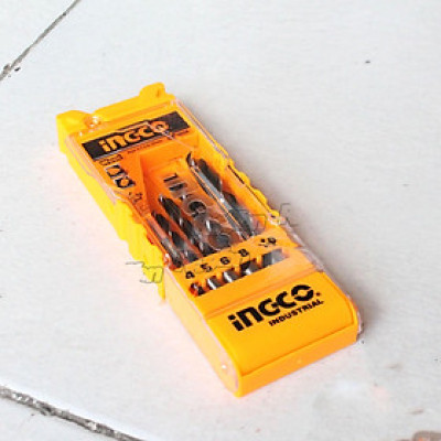 BỘ 5 MŨI KHOAN GỖ INGCO AKD5058 - HÀNG CHÍNH HÃNG