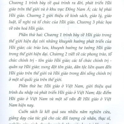 Hồi Giáo Trong Thế Giới Hiện Đại