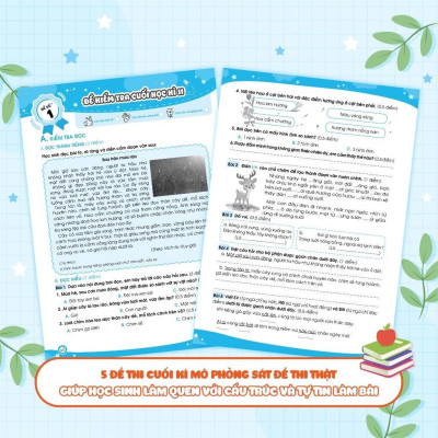 Sách - Bộ Đề Ôn Luyện Và Kiểm Tra Tiếng Việt Lớp 3 - Tập 2 - Megabook