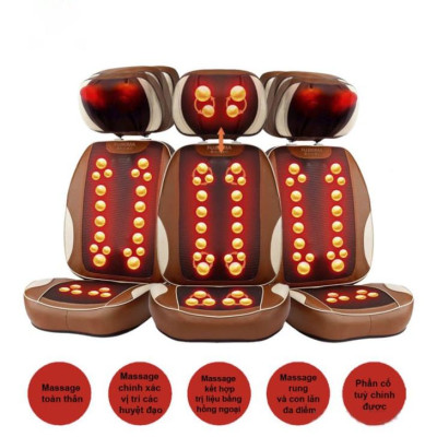 ĐỆM MASSAGE HỒNG NGOẠI TOÀN THÂN TOKUSHI