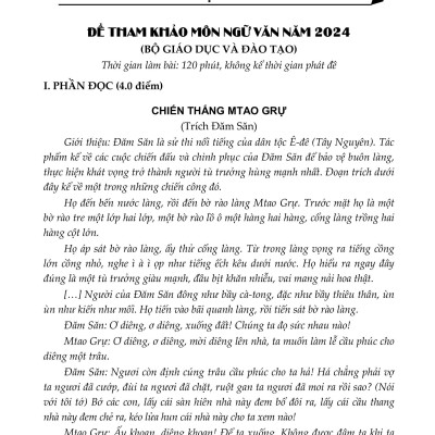 Sách - Hướng Dẫn Ôn Thi Tốt Nghiệp Trung Học Phổ Thông - Môn Ngữ Văn