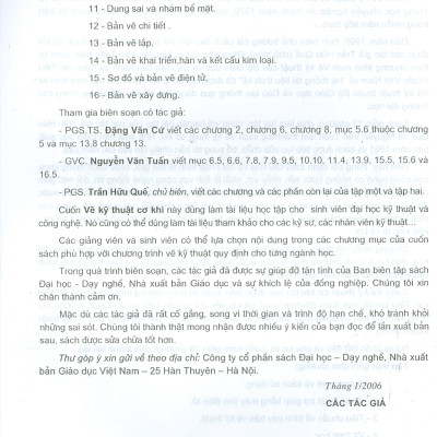 Sách - Vẽ Kỹ Thuật Cơ Khí Tập 1