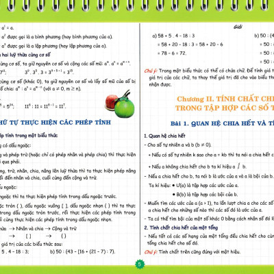 Bộ Lịch Kiến Thức Cần Nhớ Môn Toán Cấp II (Dùng Chung Các Bộ SGK Hiện Hành) - HA