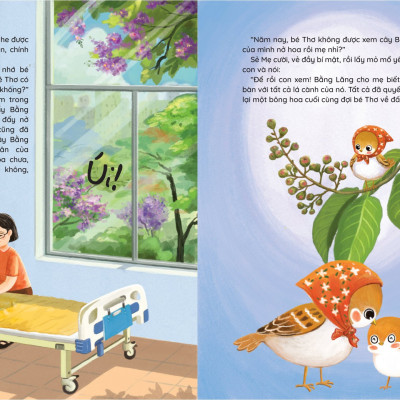 Chú Sẻ Con Và Bông Hoa Bằng Lăng (Những Truyện Hay Viết Cho Thiếu Nhi - Phiên Bản Sách Tranh)