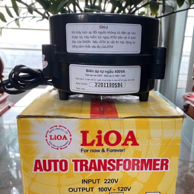 Biến Áp Đổi Nguồn Hạ Áp 1P – 0.4kVA Lioa DN004