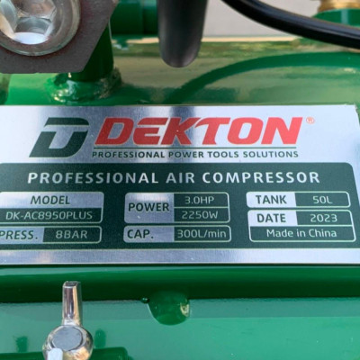 MÁY NÉN KHÍ KHÔNG DẦU 3.0HP DEKTON DK-AC8950PLUS - HÀNG CHÍNH HÃNG