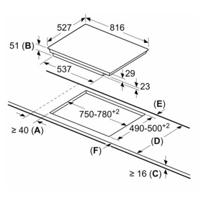 Bếp từ BOSCH PXE875DC1E (2 vùng nấu + 1 vùng đa điểm) Hàng Chính Hãng