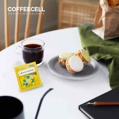 [MUA 1 TẶNG 5] Cà Phê Đen Premium Với Nhân Sâm Trắng Thượng Hạng COFFEECELL (30 gói x 3.5g) - Tăng cường hệ miễn dịch, Giải phóng tiềm năng nhà lãnh đạo - Hàng Chính Hãng