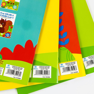 Sách - First Color & Sticker Book - Cuốn Sách Dán Hình Và Tô Màu Đầu Tiên Của Tớ - ndbooks