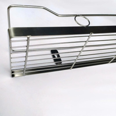 Kệ Bếp Kệ Gia Vị Inox Treo Tường KI-GV02 - 2 mẫu 1 tầng hoặc 2 tầng, dài 50cm