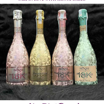 Vang Sủi Hồng Sensi 18K Prosecco Rose Rượu Vang Ý Sủi Hồng Nhập Khẩu Chính Hãng Fall In Love With MonteCarlo
