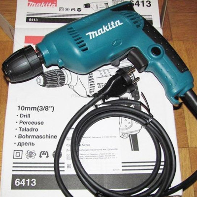 MÁY KHOAN SẮT 10MM 450W MAKITA 6413- HÀNG CHÍNH HÃNG