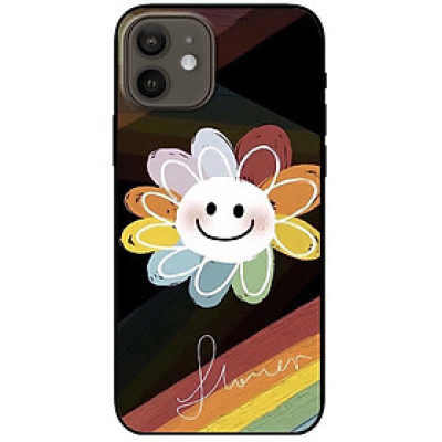 Ốp lưng cho IPhone 12 - 12 Pro - 12 Pro Max - 13 Mini - 13 - 13 Pro - 13 Pro Max - Hoa Vui Vẻ - Hàng Chính Hãng