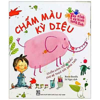 Tay xinh vẽ hình lung linh - Chấm màu kỳ diệu