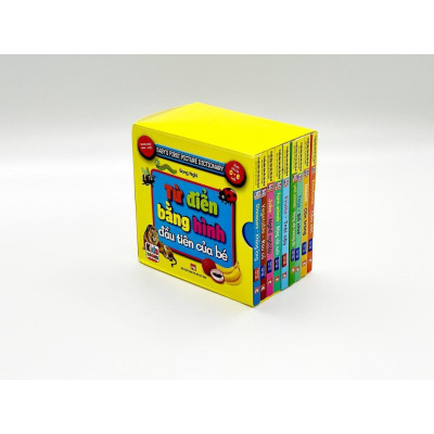 Sách - Bộ 3 Boxset: Từ Điển Bằng Hình Đầu Tiên Của Bé + Đố Bé ở Sau Là Gì - Song Ngữ Anh Việt - Việt Thư