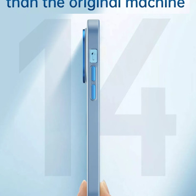 Ốp lưng chống sốc cho iPhone 14 Pro Max (6.7 inch) hỗ trợ sạc Maqsafe hiệu WIWU PC Ultra-thin Frosted Magnetic Case (mặt lưng nhám mờ, gờ bảo vệ Camera 0.5mm) - hàng nhập khẩu