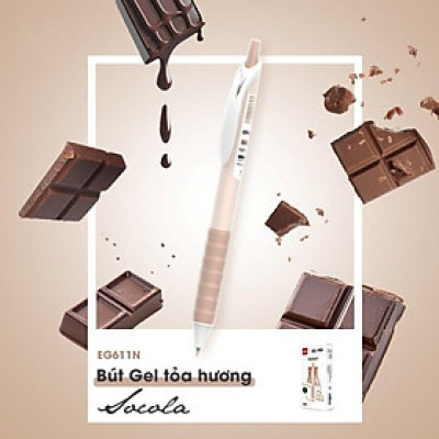 Bút Gel Thơm Deli 0.5mm Mùi Hương Socola EG611S