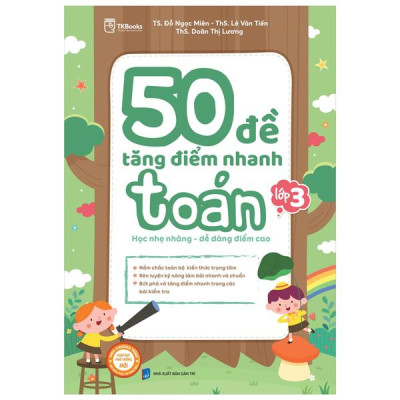 Sách - 50 Đề Tăng Điểm Nhanh Toán Lớp 3