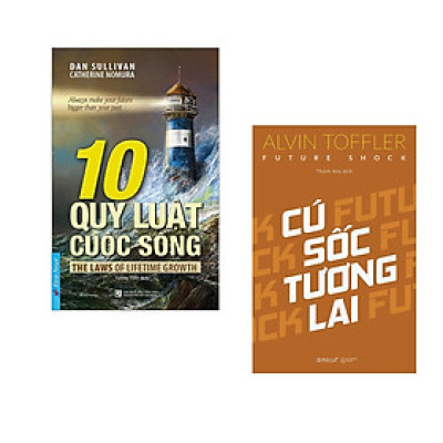 Combo 2 cuốn sách: 10 Quy Luật Cuộc Sống + Cú sốc tương lai