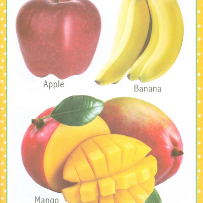 My First Early Learning - Fruit And Vegetables Book (Bài học đầu tiên của tôi - Sách về rau củ quả)