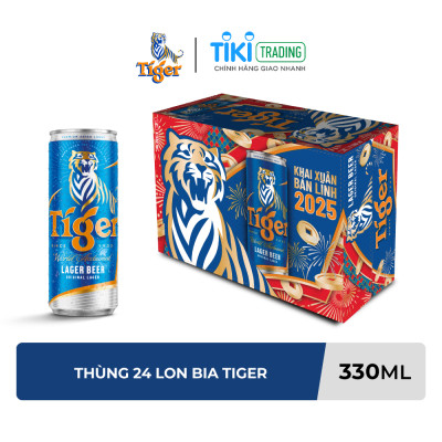 Thùng Bia Tiger 24 Lon (330ml / Lon)