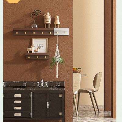 Kệ gỗ treo tường nút treo đồ kim loại Dola Home. Kệ treo đóng đinh dễ sử dụng, treo quần áo, để lọ hoa, đồ dùng gia đình