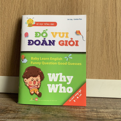 Bộ 6 Cuốn Bé Học Tiếng Anh - Đố Vui Đoán Giỏi: Why, Who, When, How, Where, What