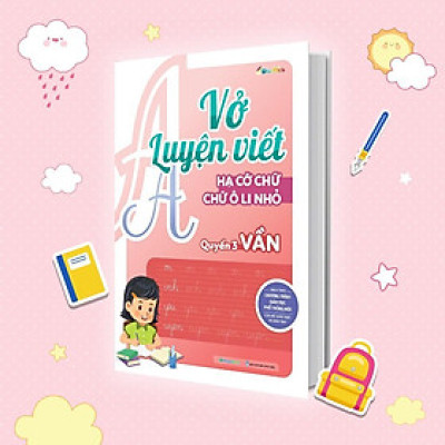 Sách - Vở Luyện Viết Hạ Cỡ Chữ - Chữ Ô Li Nhỏ - Quyển 3 - Vần - Megabook