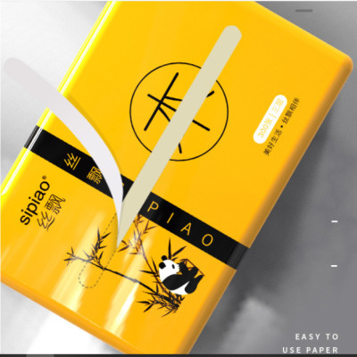 combo 6 gói khăn giấy gấu trúc - không chất tẩy trắng