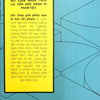 Ghi Chép Giải Phẫu Tâm Lý Học Tội Phạm