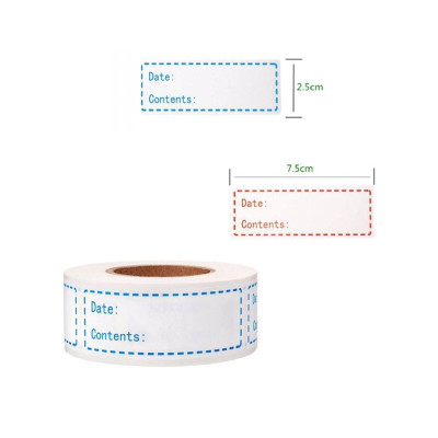 Cuộn Giấy Ghi Chú Tên Thực Phẩm Nhà Bếp, Dán Tên Lọ Gia Vị, Tên Túi Hộp Đựng Đồ Ăn Cuộn 125 Nhãn - HÀNG CHÍNH HÃNG MINIIN