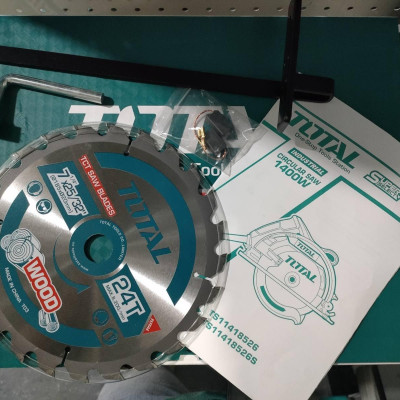 MÁY CƯA ĐĨA TRÒN 1400W TOTAL TS11418526 - HÀNG CHÍNH HÃNG