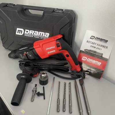 (LOẠI 1) Máy Khoan Đục Bê Tông DRAMA 1350W 2-26 Có 3 Chế Độ - Cam kết 100% Ruột Đồng Máy Khỏe Chạy Êm Bền - Bảo Hành 12 Tháng