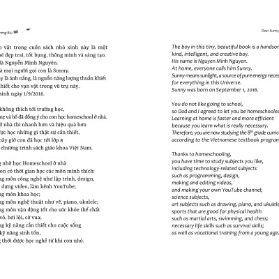 Sách - Dear Sunny - Những Bức Thư Trao Gửi Yêu Thương Và Trí Tuệ