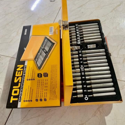 BỘ ĐẦU VÍT 40 CHI TIẾT TOLSEN 20385 - HÀNG CHÍNH HÃNG