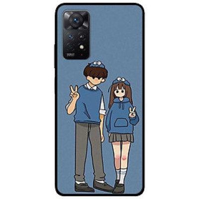 Ốp lưng dành cho Xiaomi Redmi Note 11 Pro mẫu Cặp Đôi Say Hi