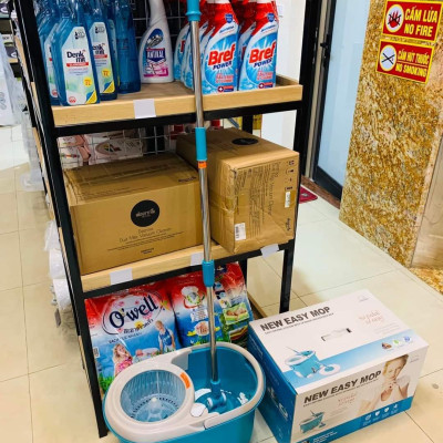 Bộ Lau Nhà Xoay Tay 360° Tiện Lợi Cao Cấp Mop Q2 (cam kết hàng chính hãng)